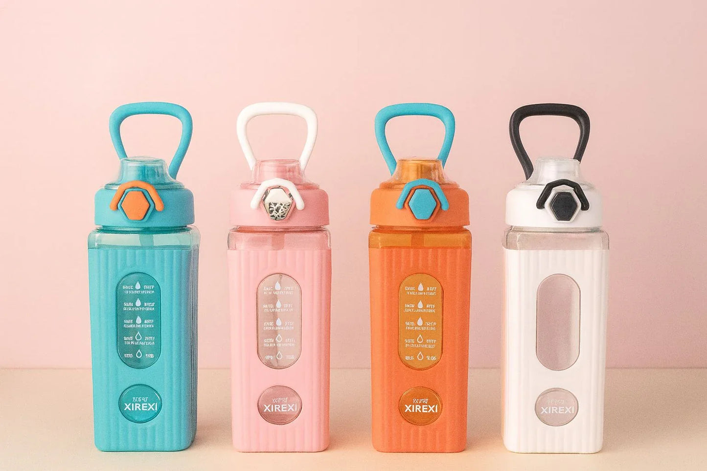 700ml Leakproof Grip Water Bottle – Stylish & Durable (Random Color) - Clarify.pk