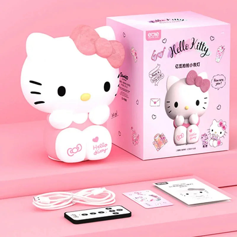 Hello Kitty Cute Night Lamp – Soft Ambient Light - Clarify.pk
