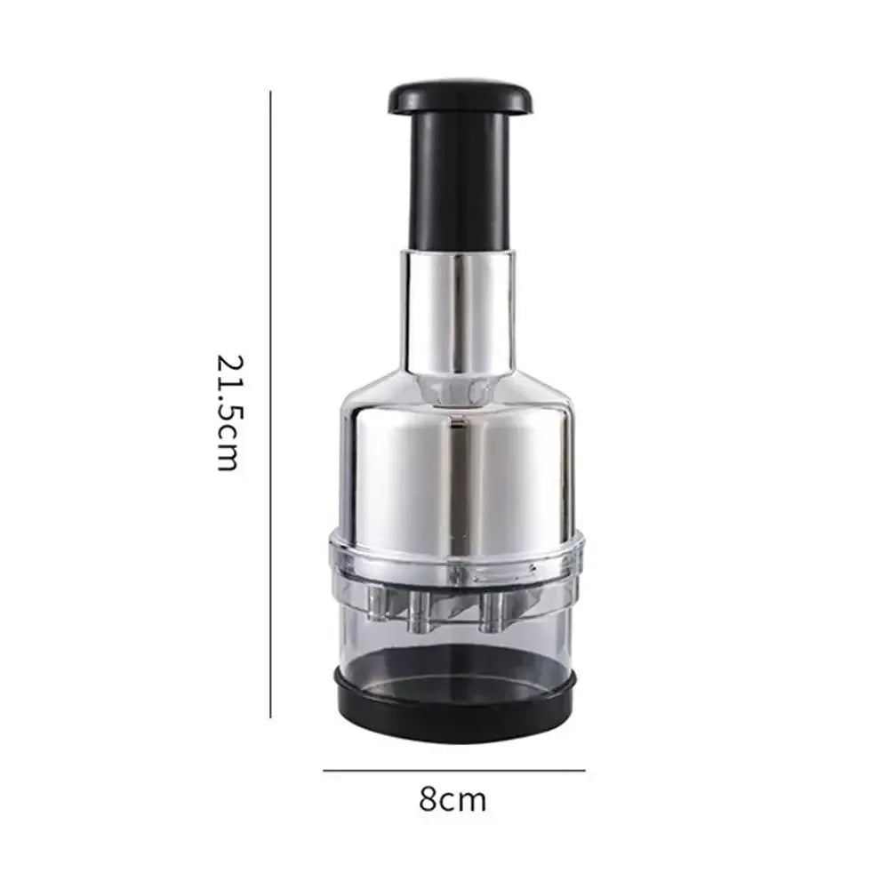 Manual Hand Press Garlic Onion Vegetable Chopper - Clarify.pk
