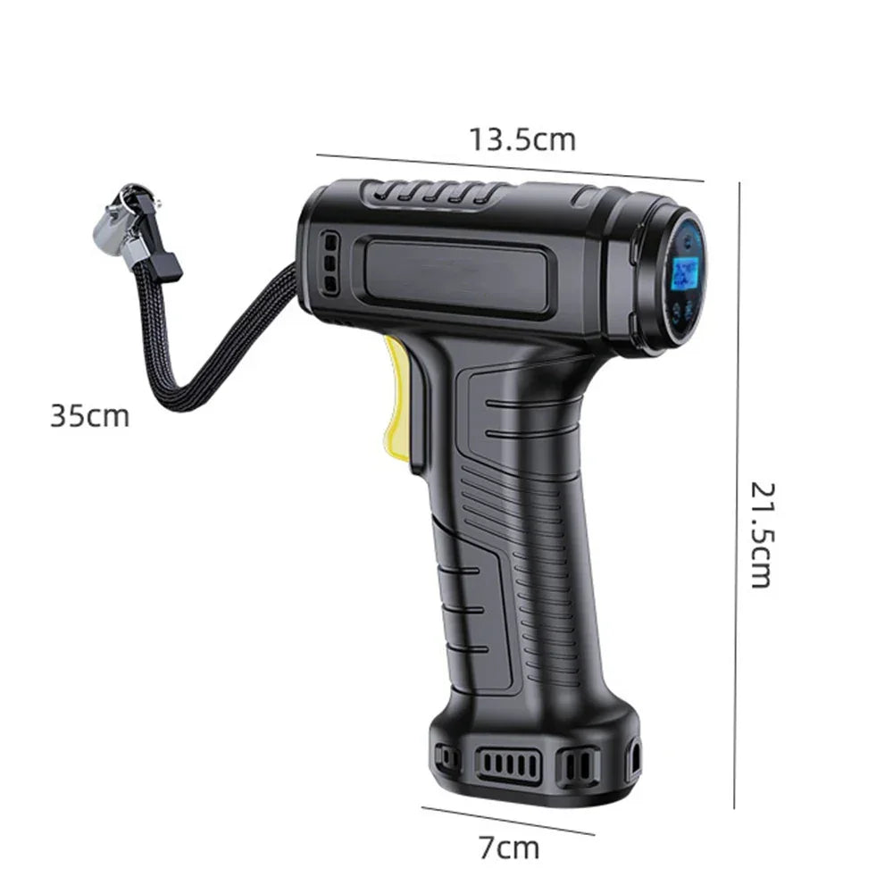 Digital Tyre Inflator with PSI Setting – Portable Air Pump - Clarify.pk