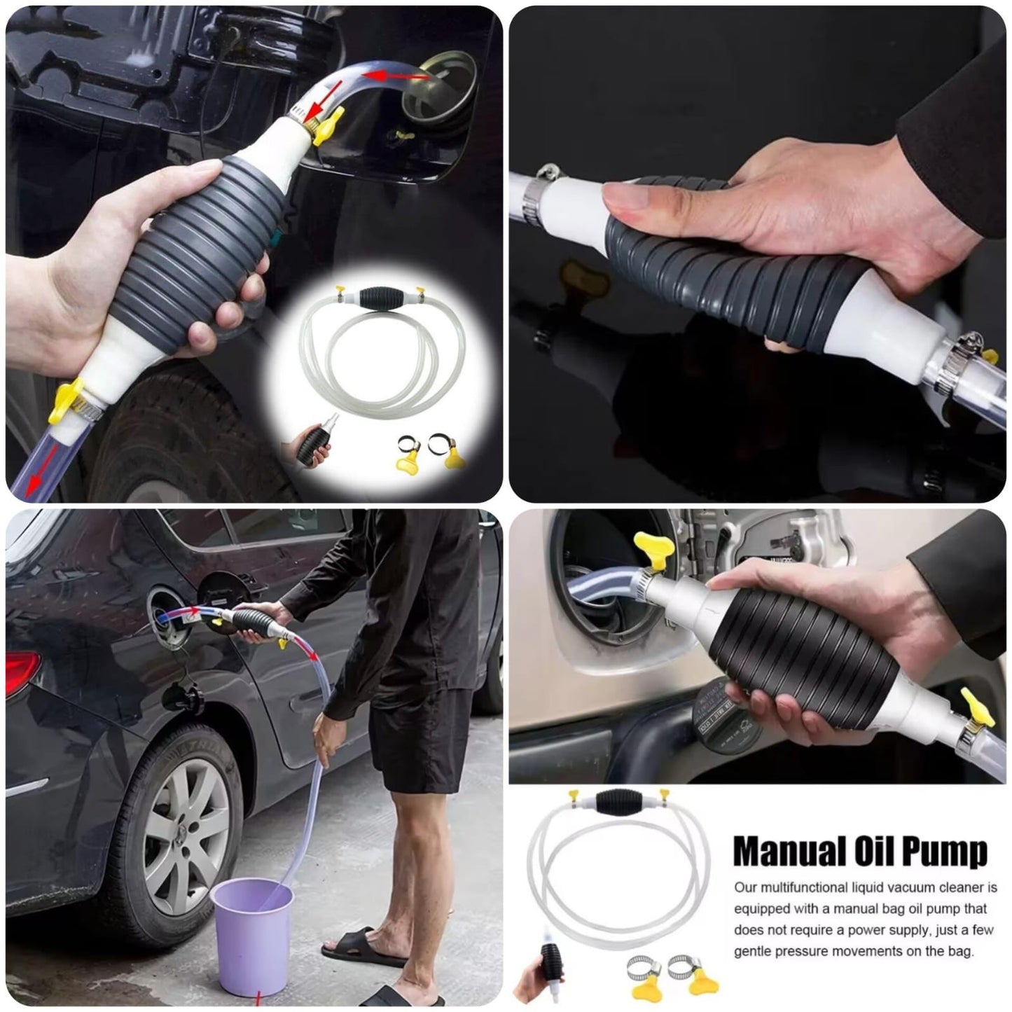 Multifunction Liquid Sucker - Manual Fuel Pump - Trenducts.pk