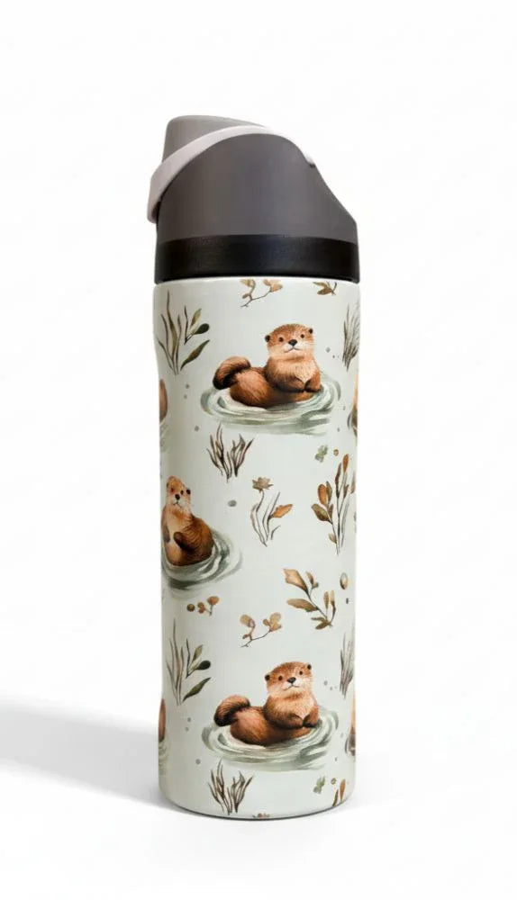 Premium Cute Otter 32oz Owala Bottle – Fun Water Bottle (950ml) - Clarify.pk