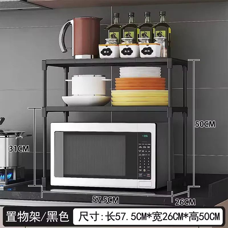 Kitchen Storage Rack Organizer for oven - Clarify.pk