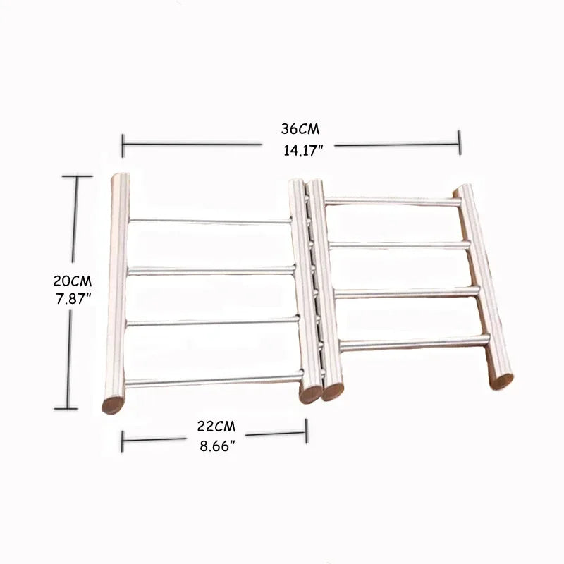 Stainless Steel Heat Insulated Rack for Kitchen - Clarify.pk