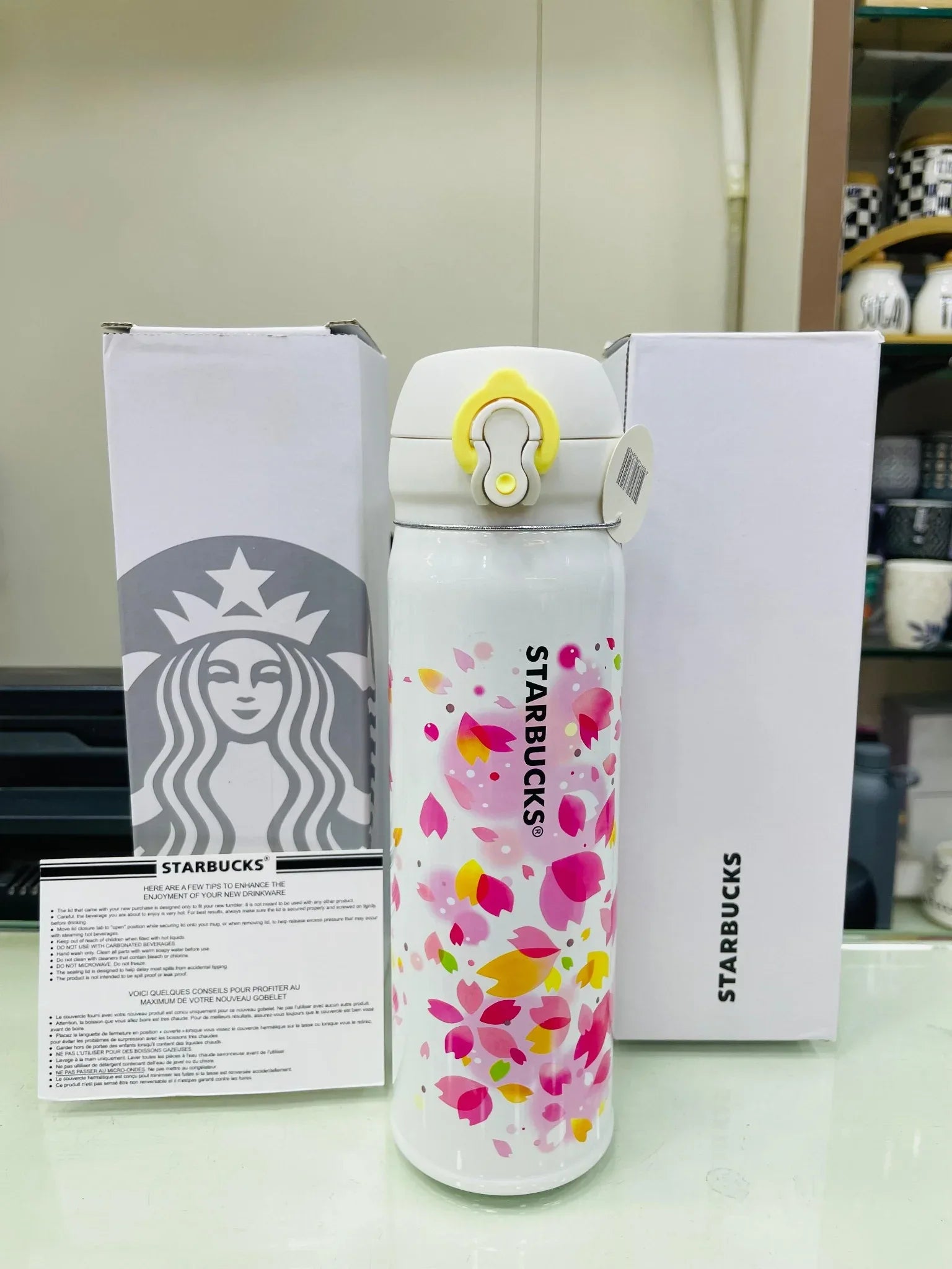 Starbucks Cherry Blossom Edition Bottle - Clarify.pk