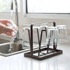6 Hooks Iron Glass Stand Holder for Home Organizer and Decor - Clarify.pk