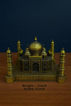 Metal Taj Mahal Model – Premium Home & Office Decorative Showpiece (Small) - Clarify.pk