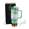 Stanley 40oz FlowState Tumbler – Mint Green & Gold Edition (Premium Quality) - Clarify.pk