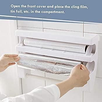 4in1 Paper Dispenser for Multi-Function Use - Towel, Napkin, Tissue, and Wrap Holder - Clarify.pk