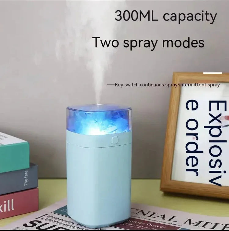 Starry Sky USB Humidifier – Colorful Ultrasonic Mist Lamp - Clarify.pk