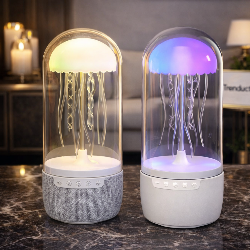 Jellyfish Bluetooth Speaker – HiFi Wireless Sound & LED Mood Light AJF