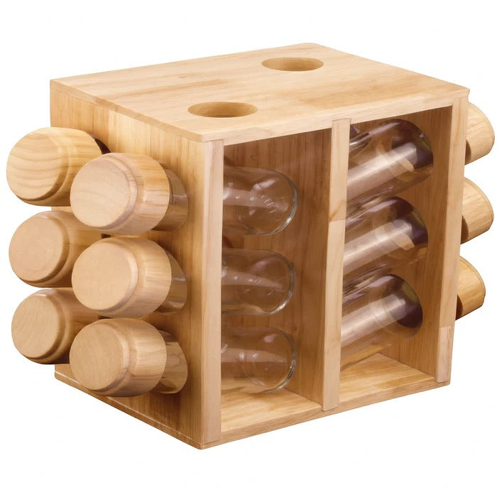 Shengya Wooden Rotating Spice Rack MJ