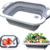 2 in 1 Cutting Board and Foldable Wash Basin - Clarify.pk
