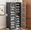 Attachable Shoe Rack for Space-Saving Cabinet Storage Solutions - Clarify.pk