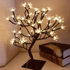 24 LED Night Light Table Lamp with Floral Design - Clarify.pk