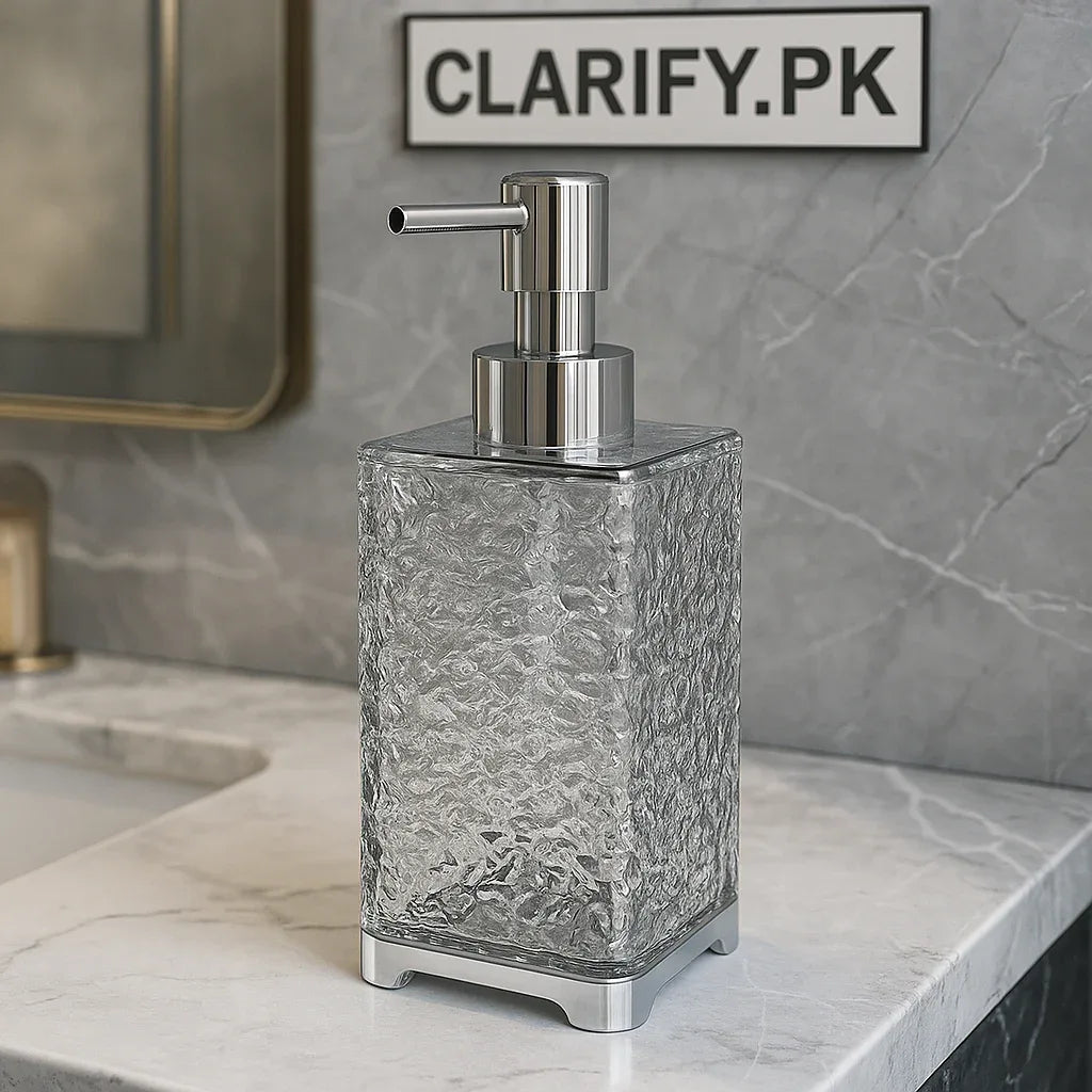 Premium Luxury Foaming Soap Dispenser – Refillable Press Bottle - Clarify.pk