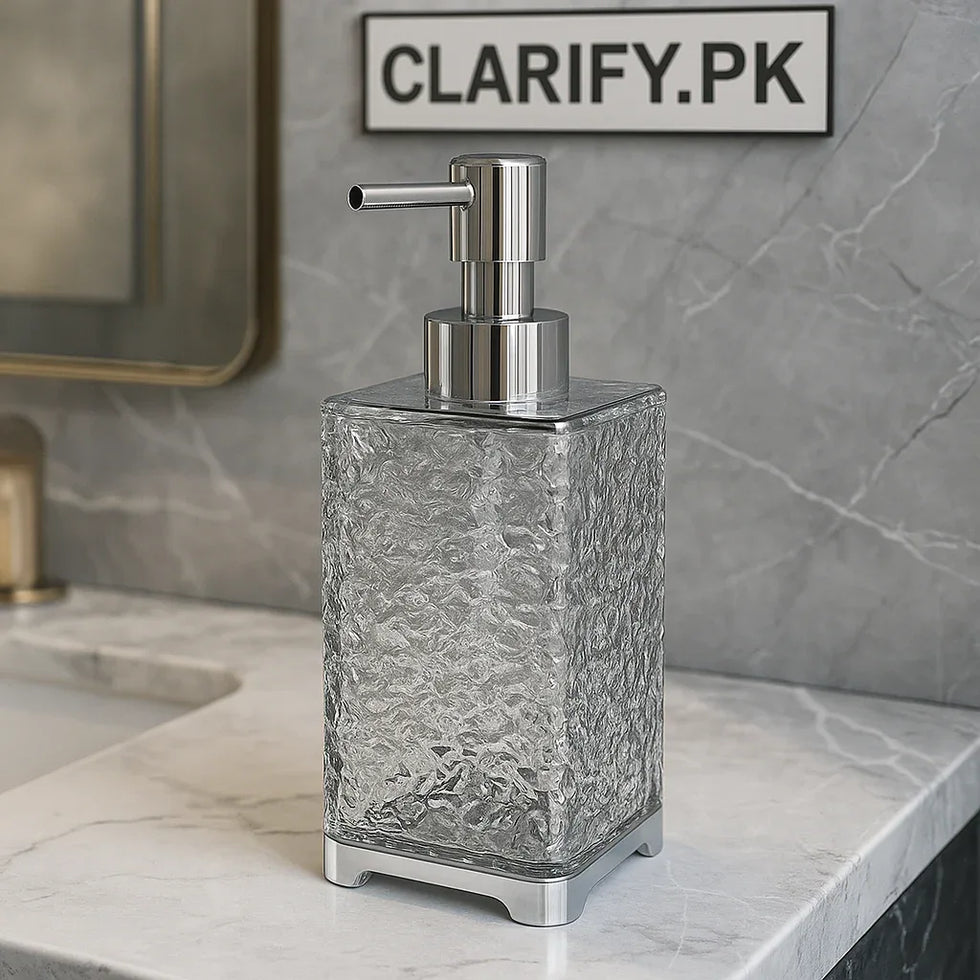 Premium Luxury Foaming Soap Dispenser – Refillable Press Bottle - Clarify.pk