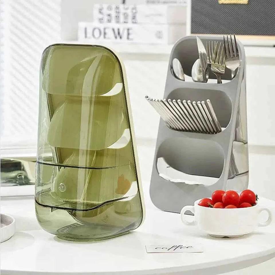 3 Layer Cutlery Organizer for Kitchen Storage and Organization - Clarify.pk