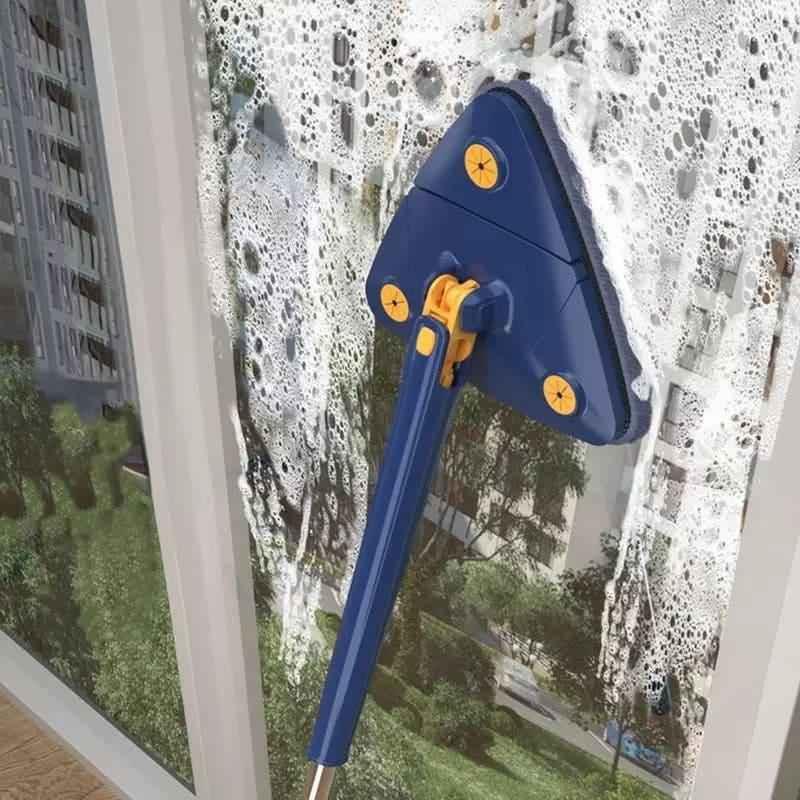 360-Degree Rotating Mop with Extendable Handle for Efficient Cleaning - Clarify.pk