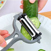 3-in-1 Vegetable & Fruit Peeler – Multi-Functional Rotary Grater Cutter - Clarify.pk