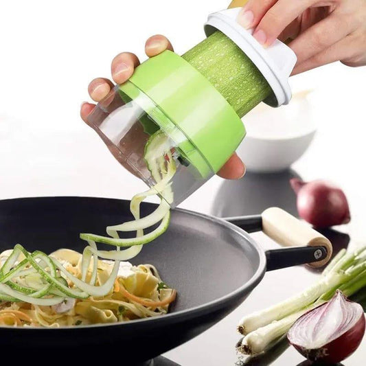 4in1 Vegetable Spiral Cutter for Healthy Meals and Creative Recipes - Clarify.pk