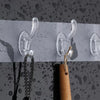6 Transparent Wall Hooks for Kitchen and Bathroom Organization - Clarify.pk