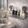 Premium Suction Cup Bathroom Storage Shelf (High Quality) Clarify.pk