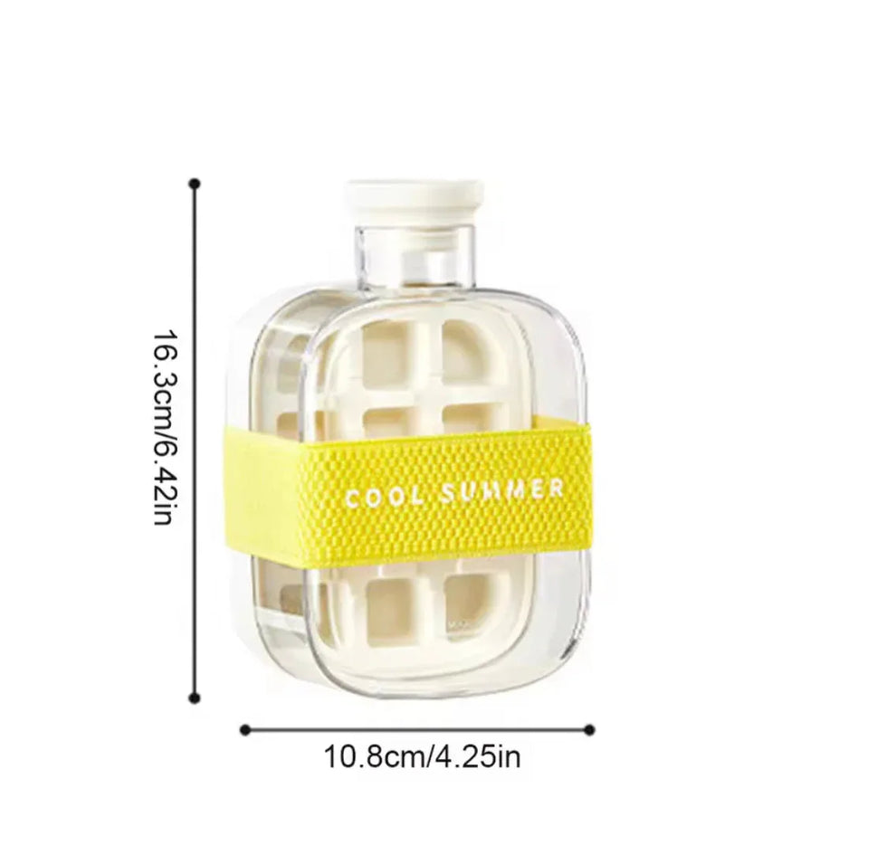 Silicone Ice Cube Tray with Straw - Leakproof - Clarify.pk