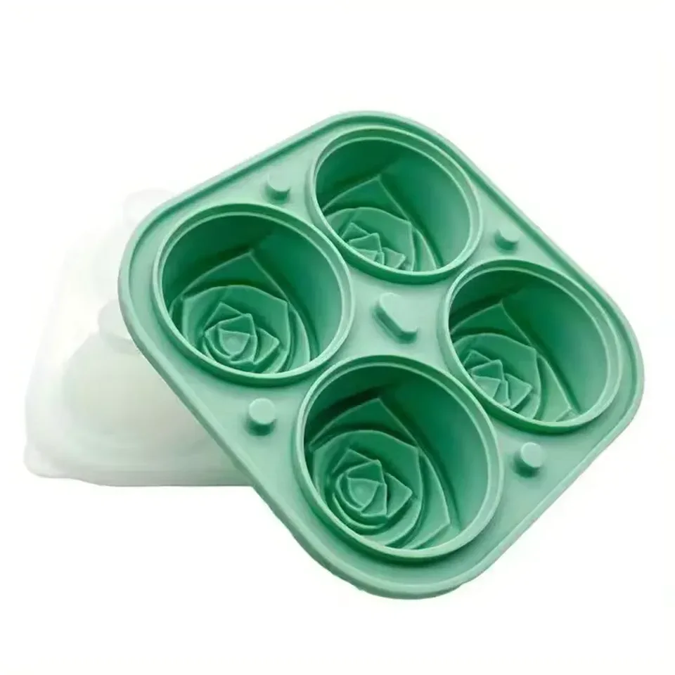 3D Rose Ice Cube Molds for Ice Cream & More - Clarify.pk
