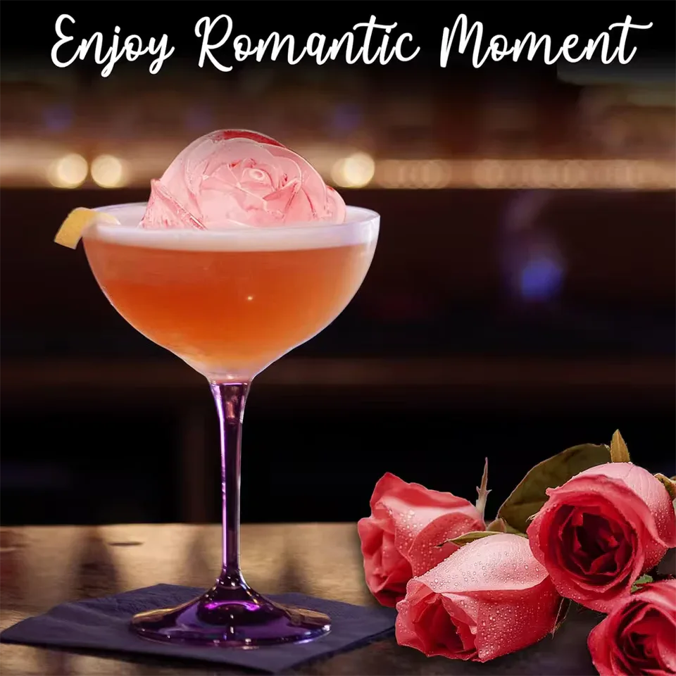 3D Rose Ice Cube Molds for Ice Cream & More - Clarify.pk