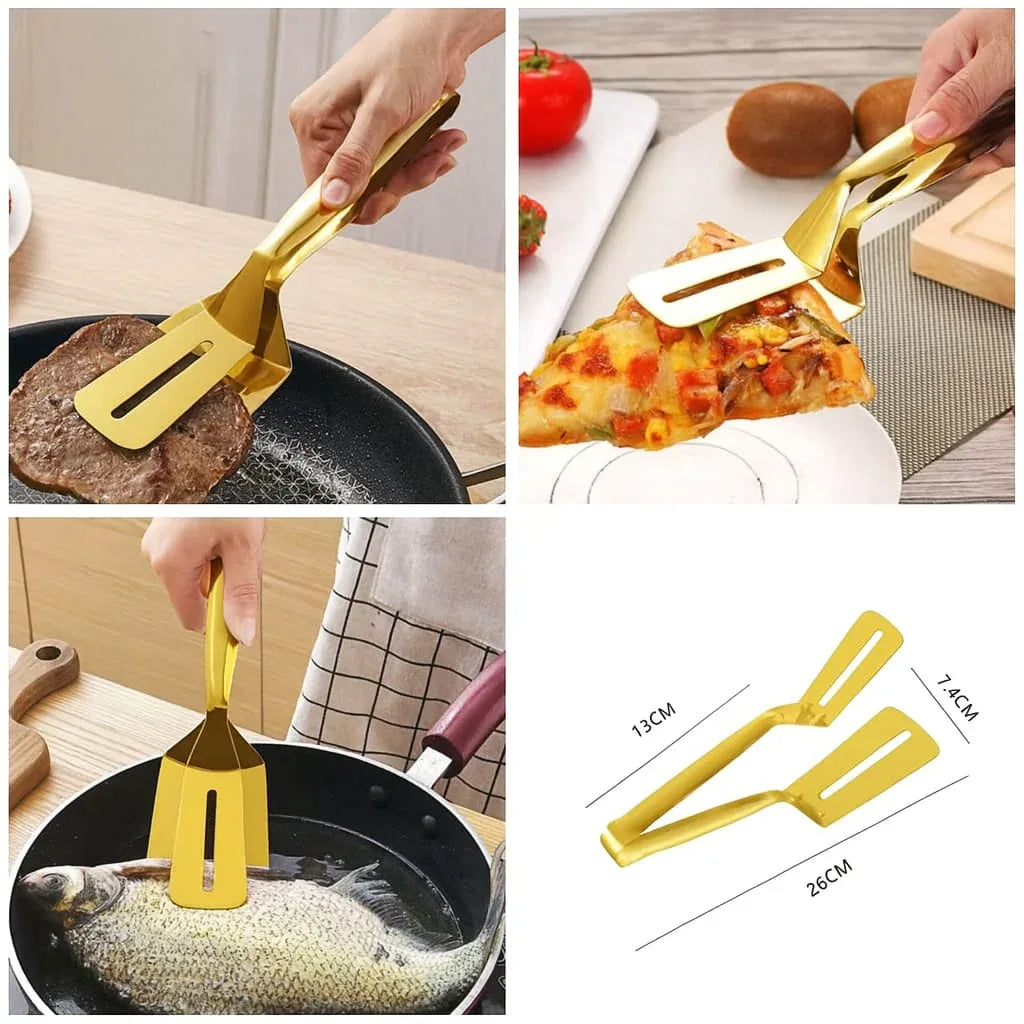 G Fish Tong – Stainless Steel Kitchen & BBQ Tool - Clarify.pk