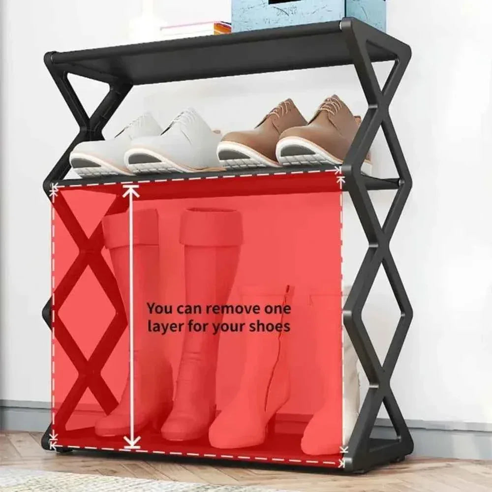 4 Layer Shoe Rack Home Assembly Stand - Clarify.pk