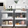 4 Tier Slide Organizer Shelf for Kitchen Storage - Clarify.pk