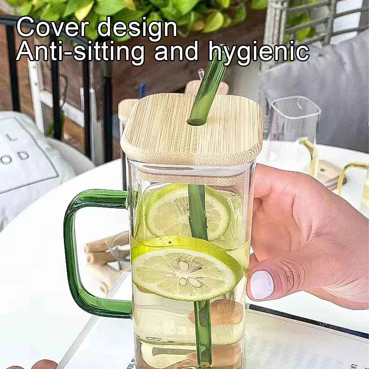 400ml Stylish Design Coffee Mug with Straw - Clarify.pk