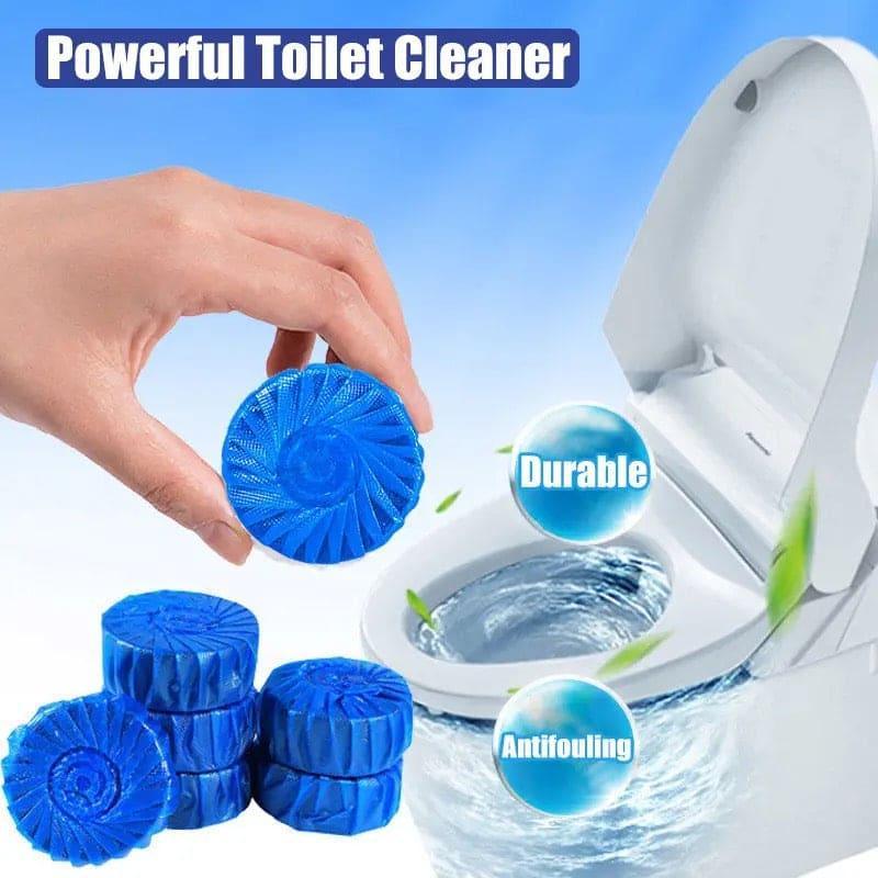 10pcs Blue Bubble Toilet Cleaner - Effective Bowl Cleaning Tablets - Clarify.pk