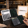 12-Digit LCD Desktop Calculator with Integrated Writing Tablet SRL