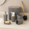 Premium 6-Piece Bathroom Accessory Set – Sophisticated Slate Grey MJ