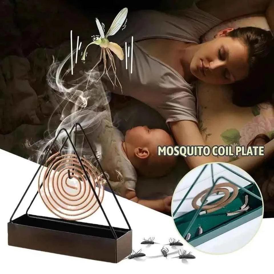 Mosquito Coil Stand Full Metal Body Durable and Stylish Design - Clarify.pk