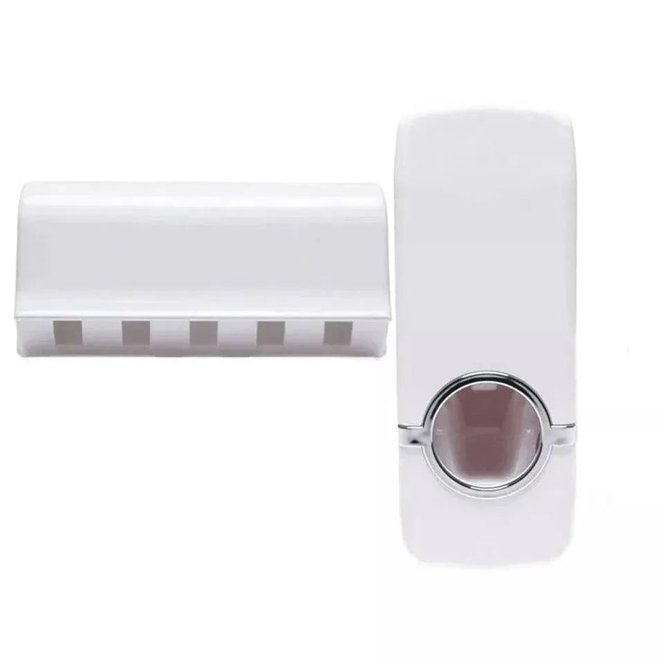 Toothpaste Dispenser Holder: Convenient Toothpaste Dispenser with Holder - Clarify.pk