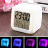 7 Color LED Alarm Clock with Snooze Feature - Clarify.pk