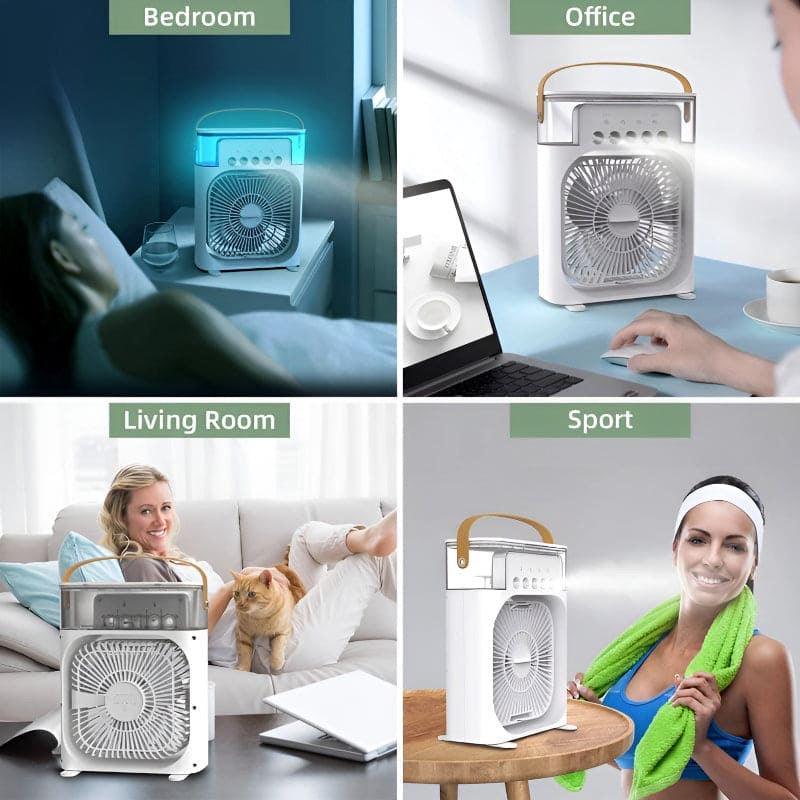 USB Humidifier Fan for Instant Comfort and Refreshing Air - Clarify.pk