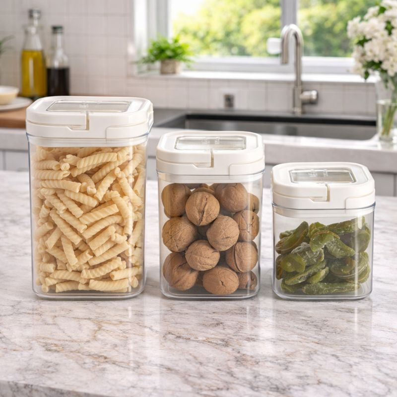 3-Piece Airtight Kitchen Storage Jar Set IT