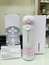 Starbucks Pink Floral Vacuum Insulated Bottle - Premium Edition - Clarify.pk