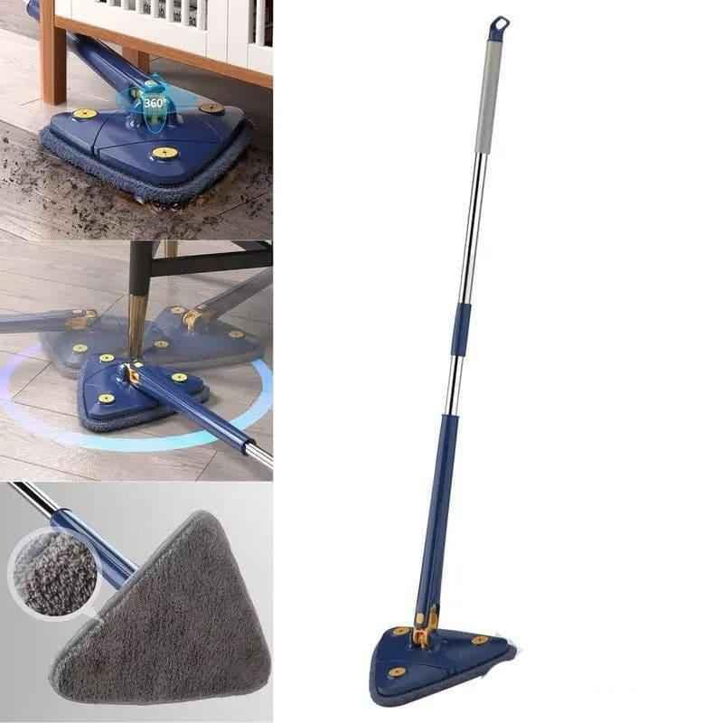 360-Degree Rotating Mop with Extendable Handle for Efficient Cleaning - Clarify.pk