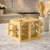 Shengya Wooden Rotating Spice Rack MJ