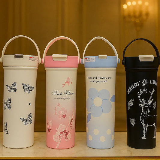 600ml Insulated Coffee Cup – Stainless Steel Travel Mug (Each) - Clarify.pk