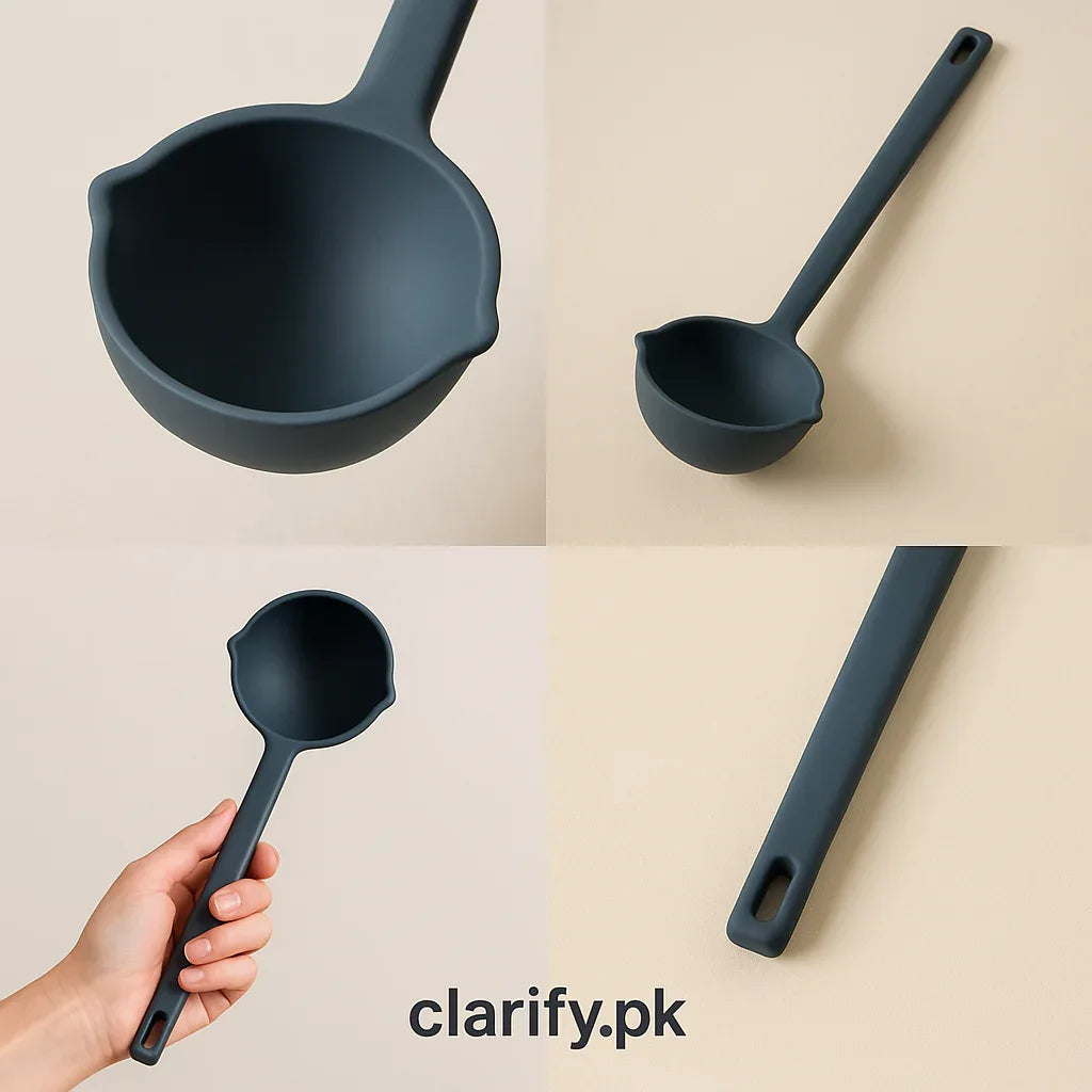 Full Silicone Kitchen Dough Spatula – Non-Stick Baking Tool - Clarify.pk