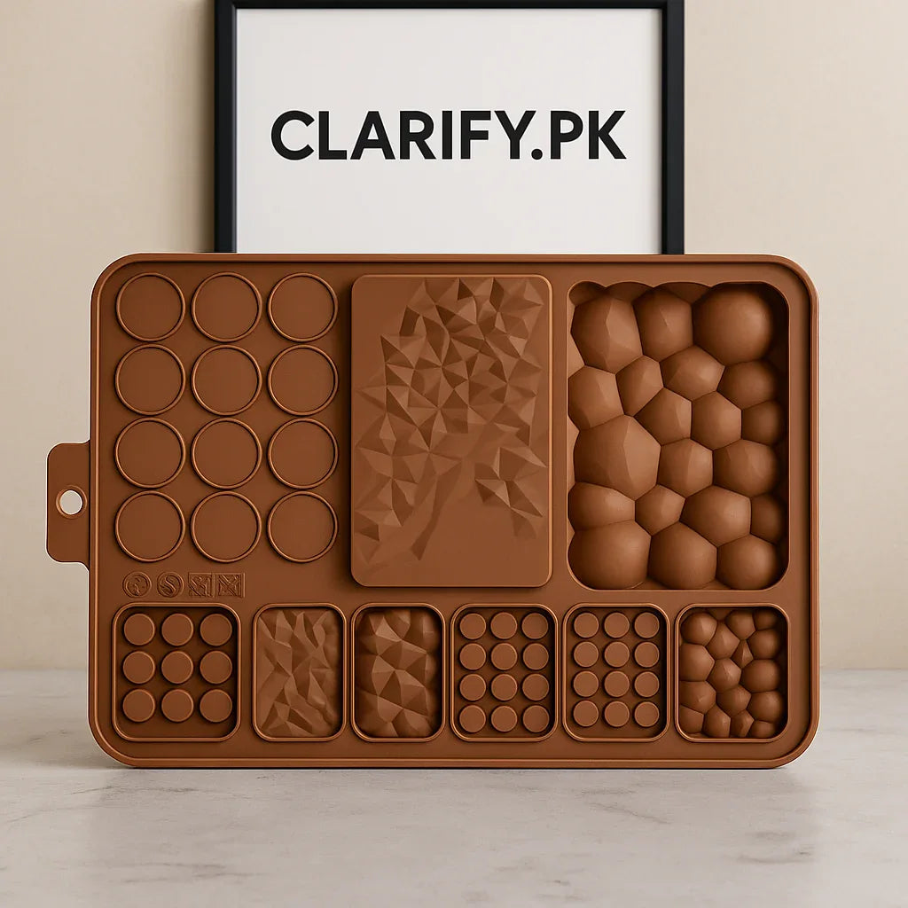 Chocolate Design Silicone Mold – Non Stick & Reusable - Clarify.pk
