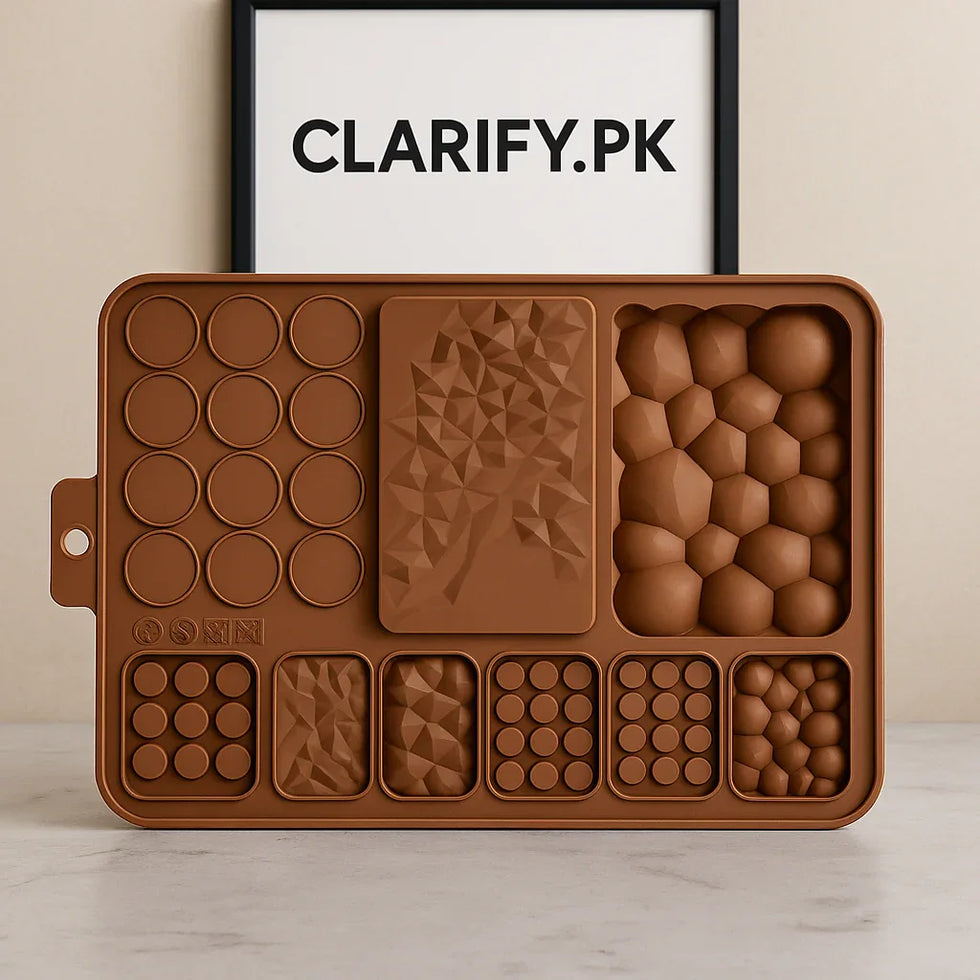 Chocolate Design Silicone Mold – Non Stick & Reusable - Clarify.pk