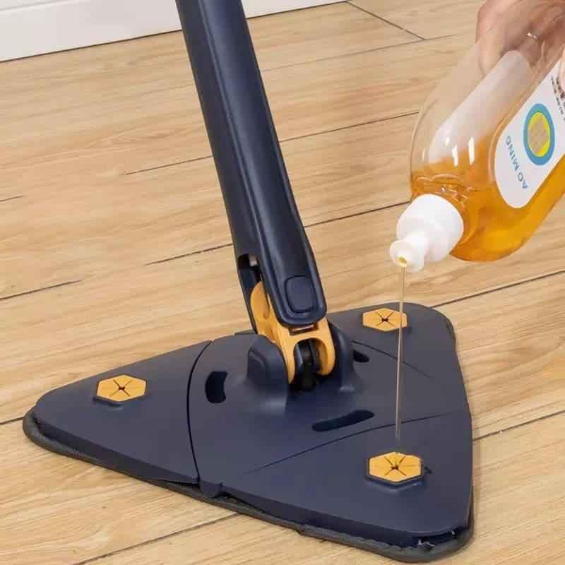 360-Degree Rotating Mop with Extendable Handle for Efficient Cleaning - Clarify.pk